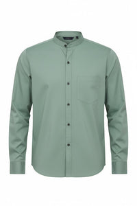 Classic green Checkered Cotton Shirt