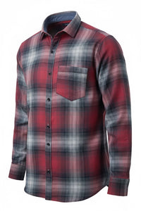 Red,Black & white Premium Checkered Shirt.